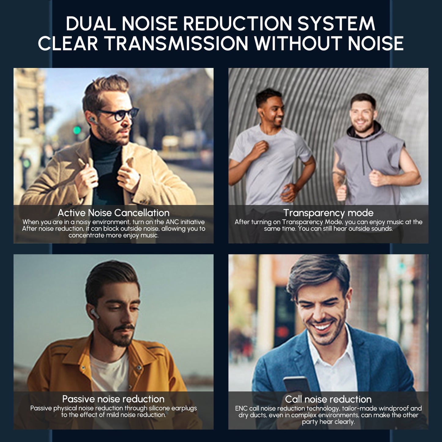 Bluetooth 5.3 Wireless Earbud 60 Hrs Playtime with LED Display for